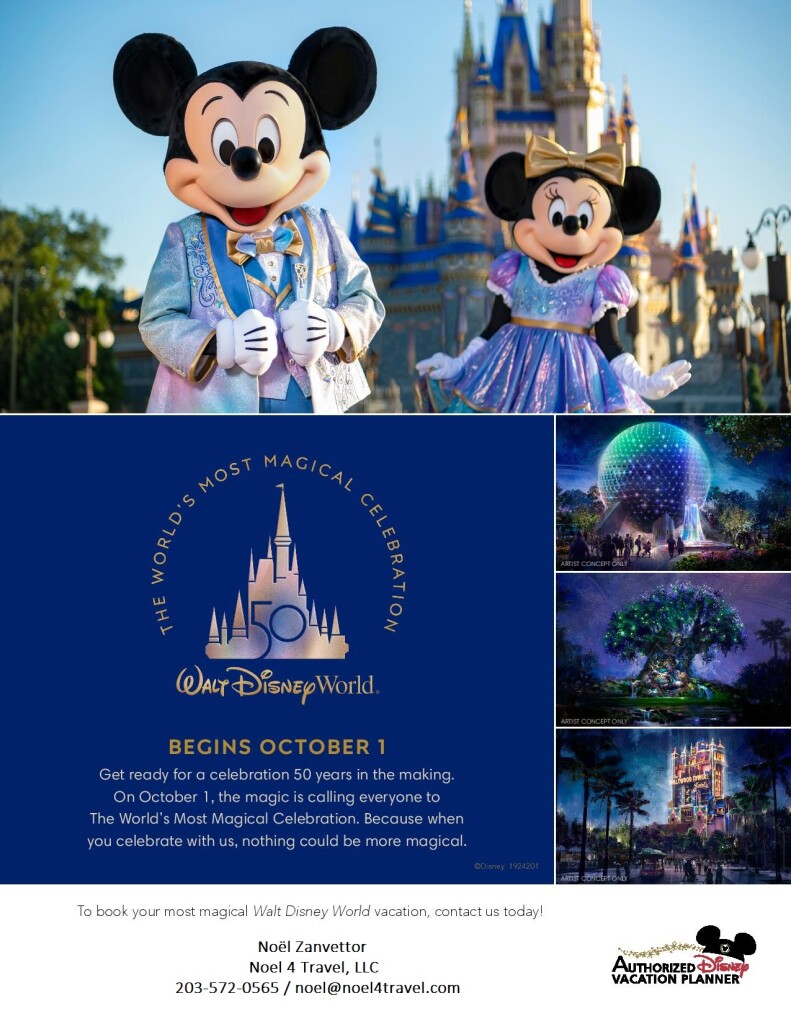 Facebook Ad Landing Page for website - WDW 50th Anniversary